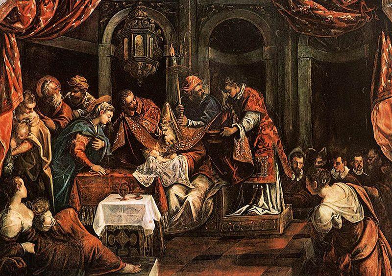 Domenico Tintoretto The Circumcision Spain oil painting art